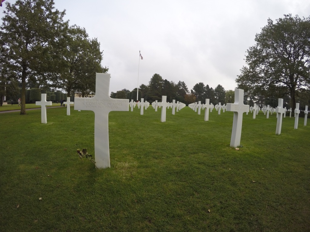 One of the 307 unknown U.S. soldiers buried in Normandy.